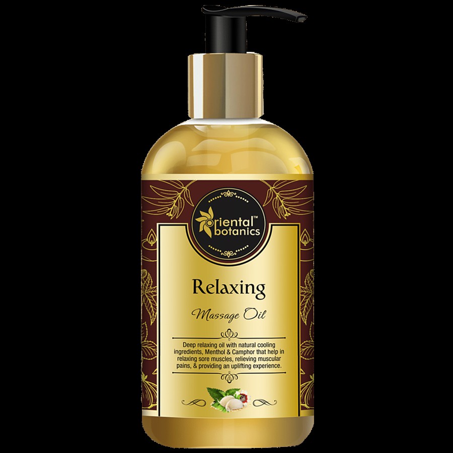 Oriental Botanics Relaxing Body Massage Oil For Pain Relief