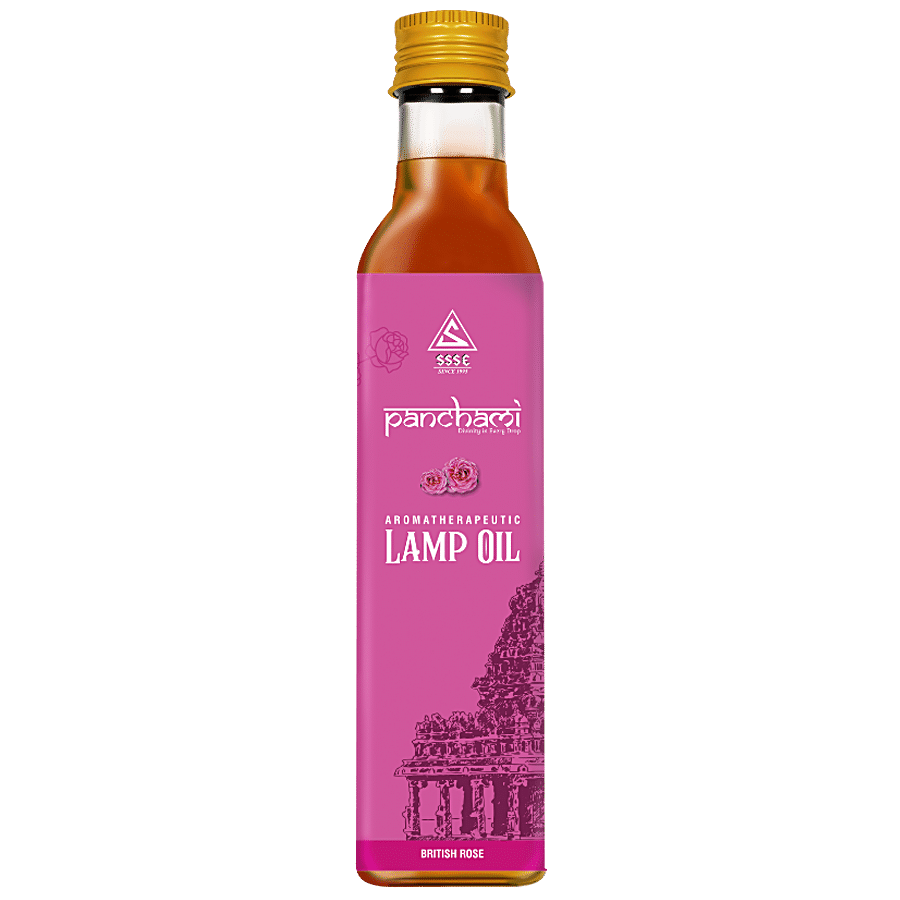 Panchami Aromatherapeutic Lamp Oil - British Rose