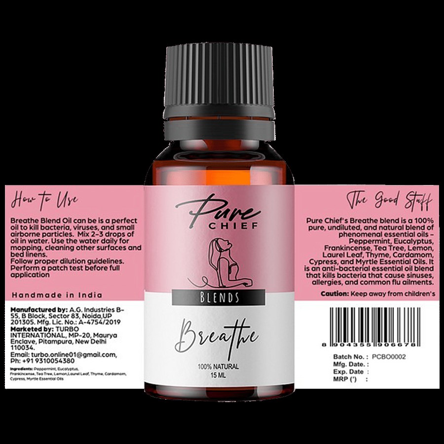 Pure Chief Breathe Blend Oil - Boosts Immune System