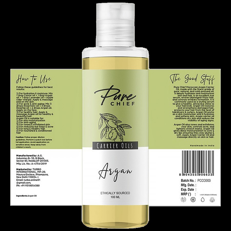 Pure Chief Carrier Oil - Argan