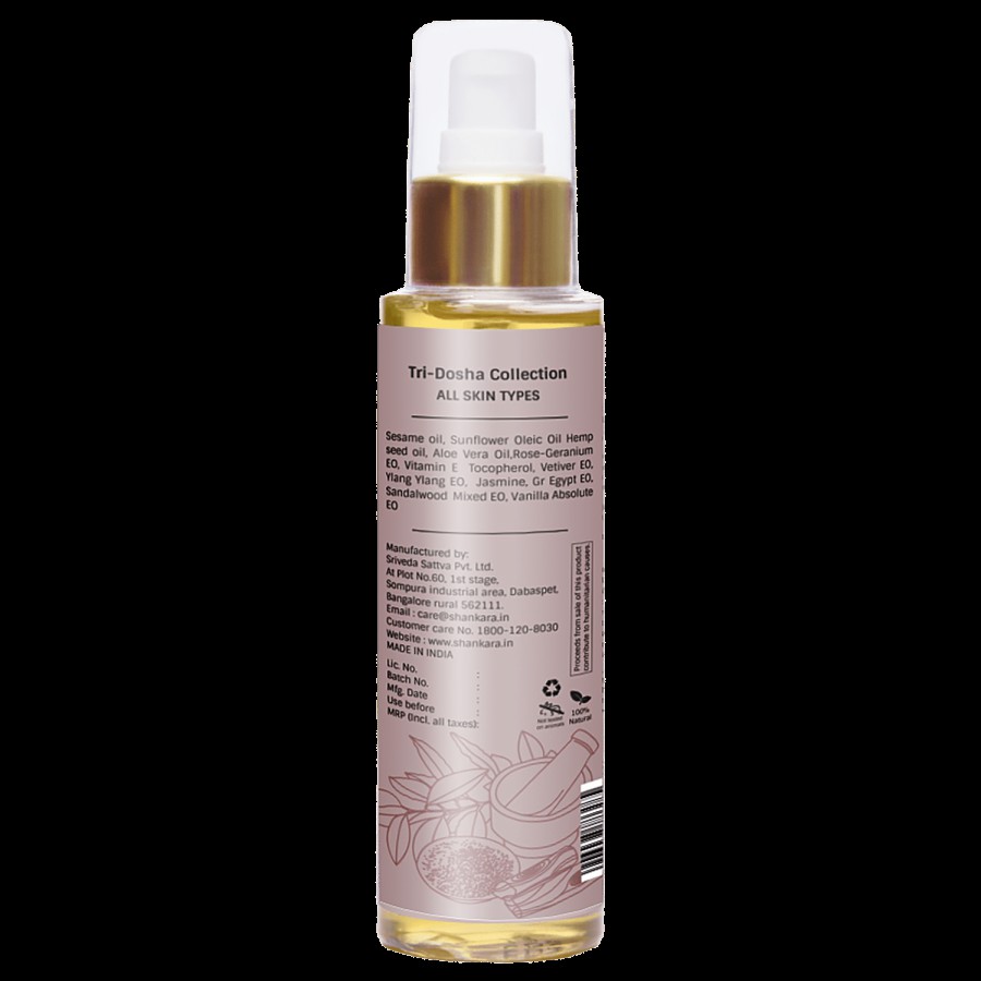 Shankara Sundarya Body Oil - Aloevera & Sandalwood