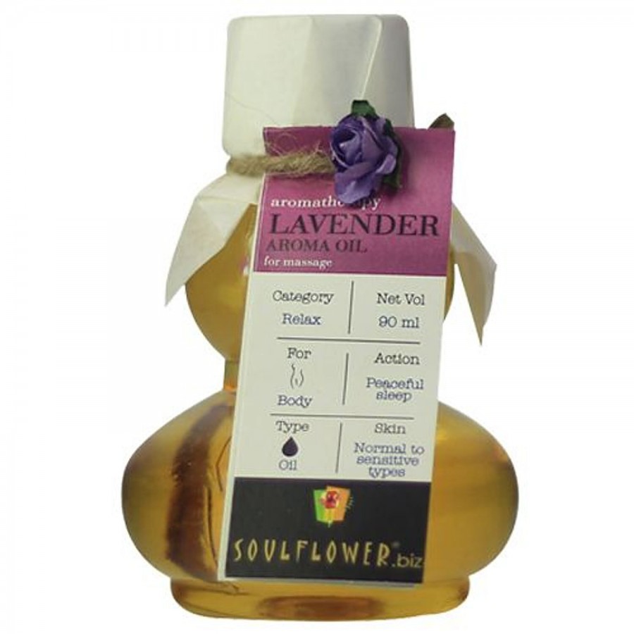 Soulflower Lavender Aroma Massage Oil