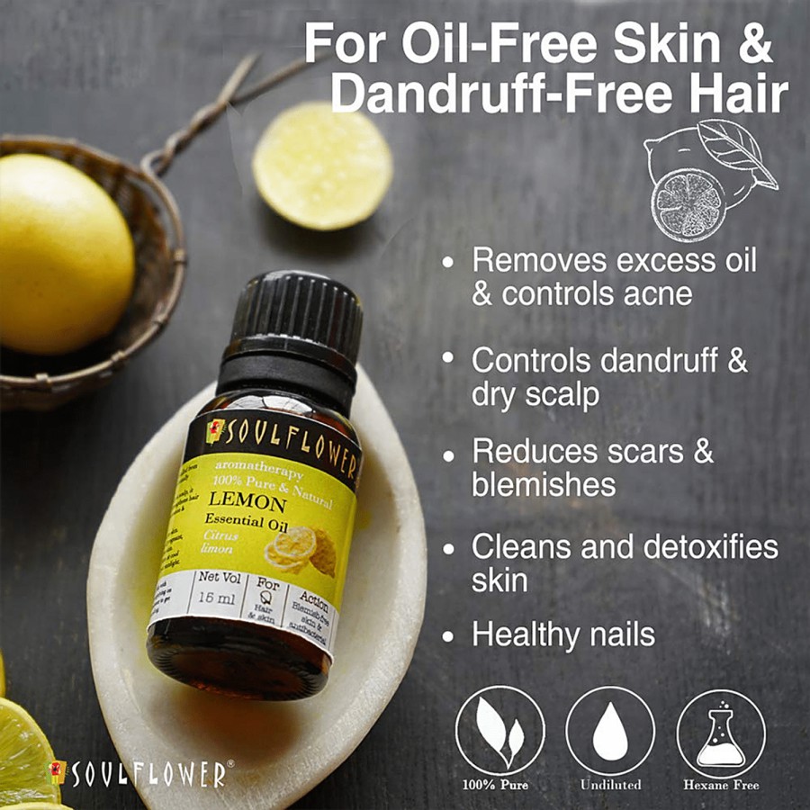 Soulflower Lemon Essential Oil