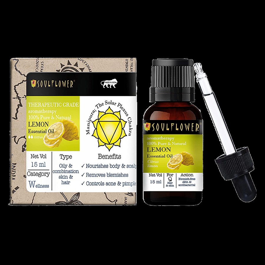 Soulflower Lemon Essential Oil