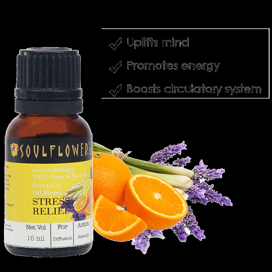 Soulflower Stress Relief Essential Oil