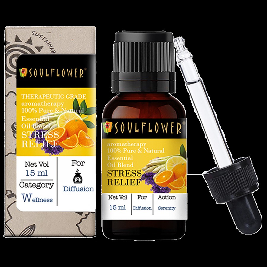 Soulflower Stress Relief Essential Oil