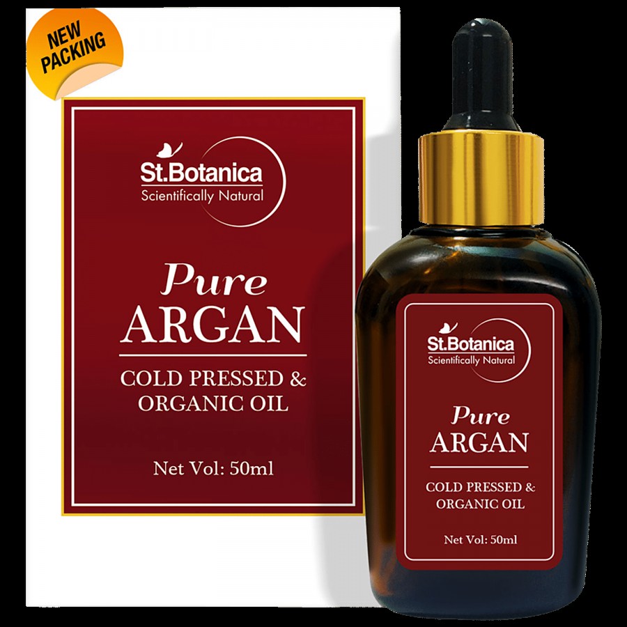 StBotanica Organic Pure Argan Oil - For Hair & Skin