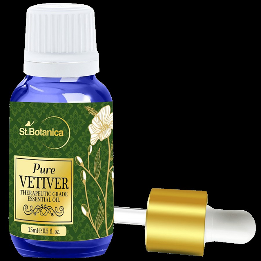 StBotanica Vetiver Pure Aroma Essential Oil