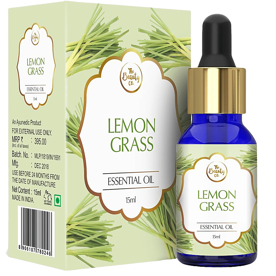 The Beauty Co. Lemongrass Oil For Acne & Blemish-Free Skin