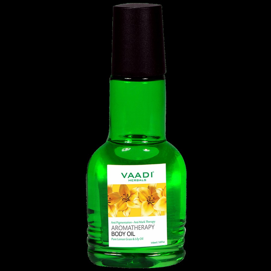 Vaadi Aromatherapy Body Oil - Pure Lemon Grass & Lily