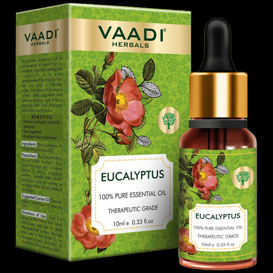 Vaadi Eucalyptus Essential Oil - Prevents Hair Fall