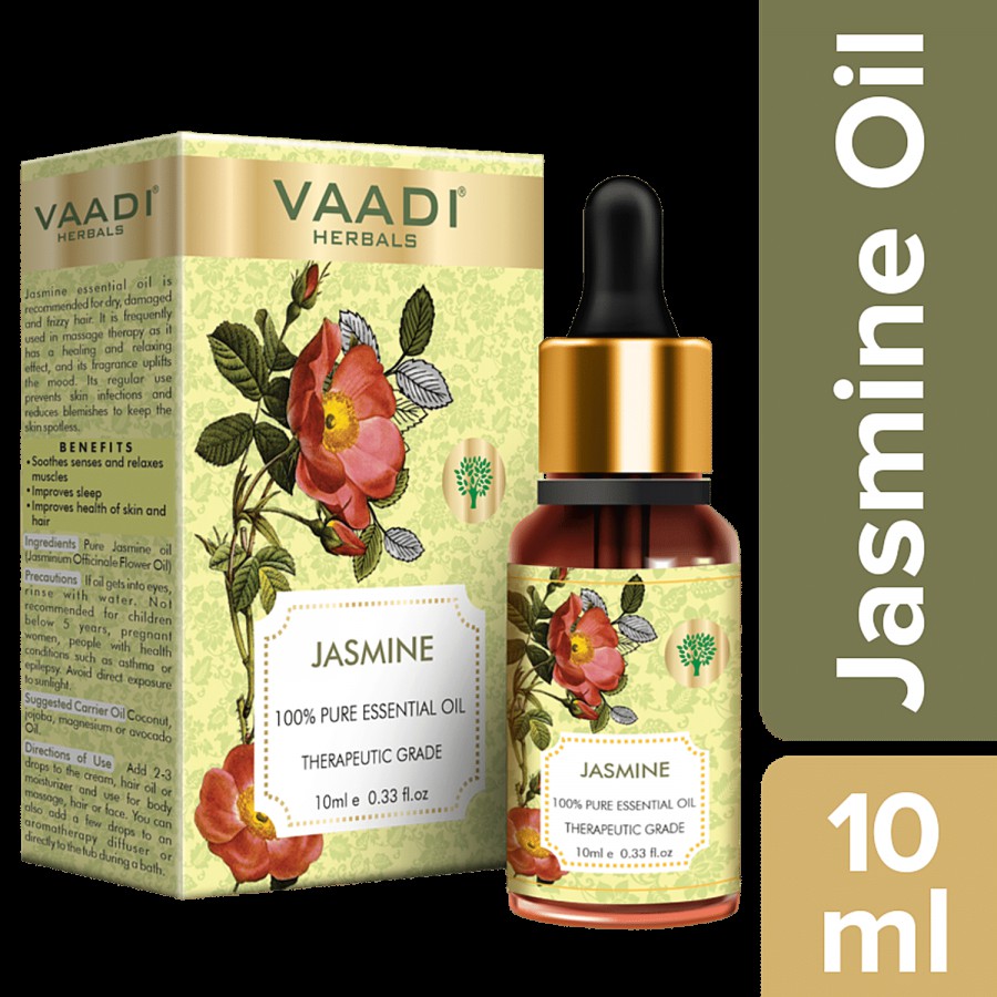 Vaadi Jasmine Essential Oil - Nourishes Dry & Damaged Hair