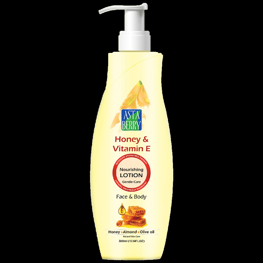 Astaberry Gentle Care Nourishing Body Lotion - Honey & Vitamin E