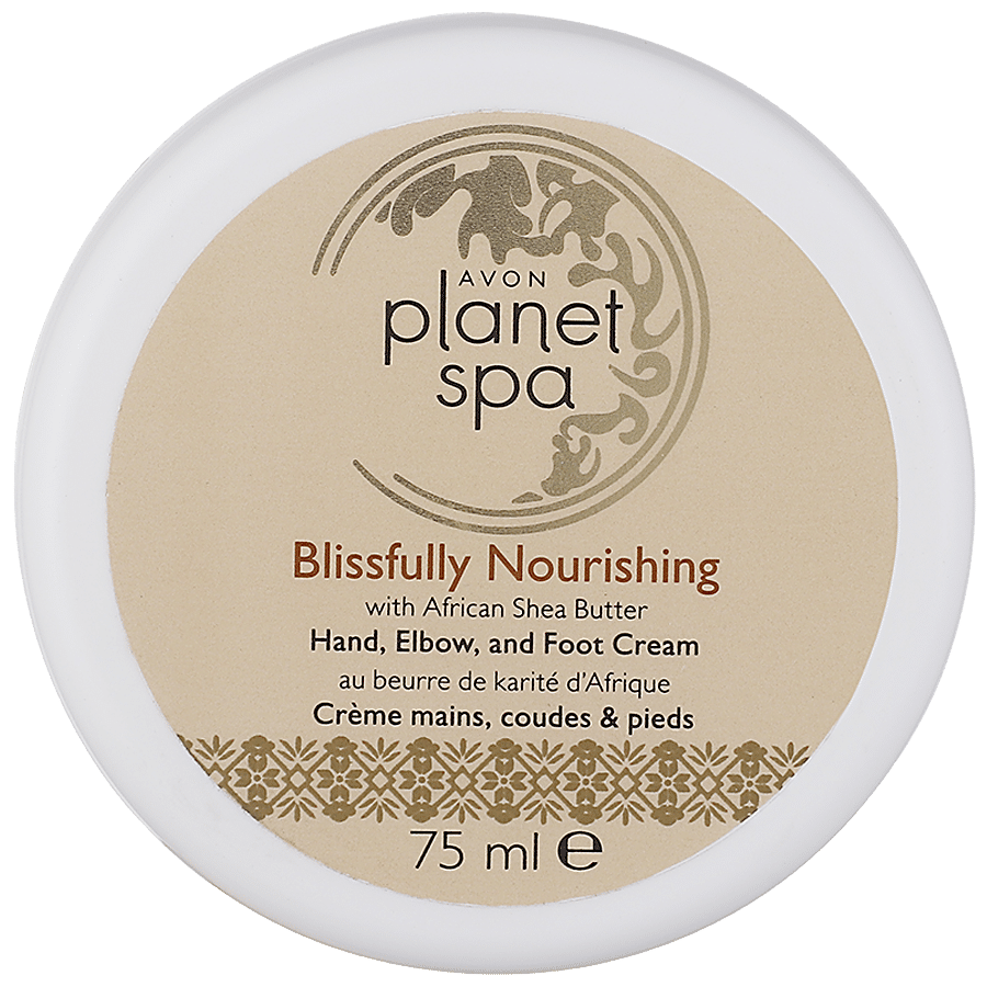 Avon Planet Spa Blissfully Nourishing Foot & Elbow Cream - With African Shea Butter