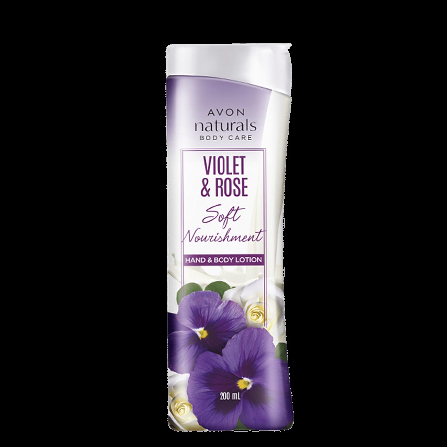 Avon Naturals Violet & Rose Hand & Body Lotion