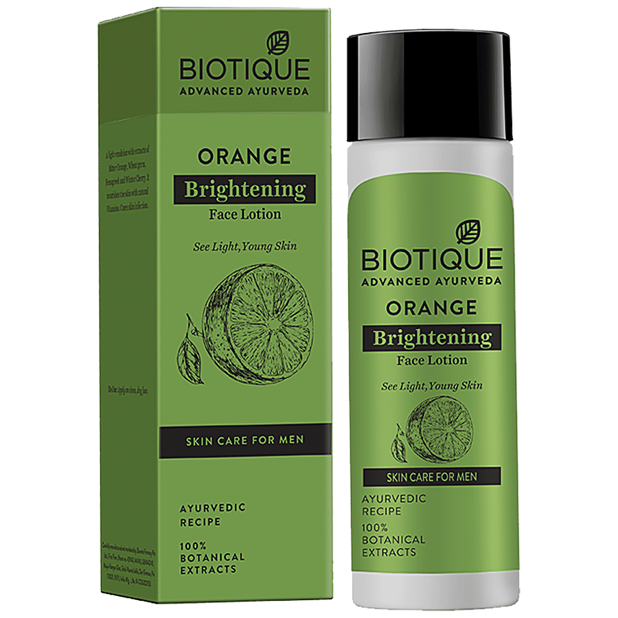 BIOTIQUE Brightening Face Lotion - Orange