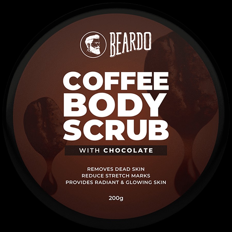 Beardo Coffee Body Scrub For Men - With Chocolate