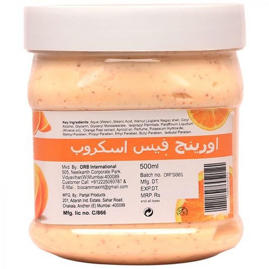 Biocare  Face Scrub - Orange with Apricot Oil