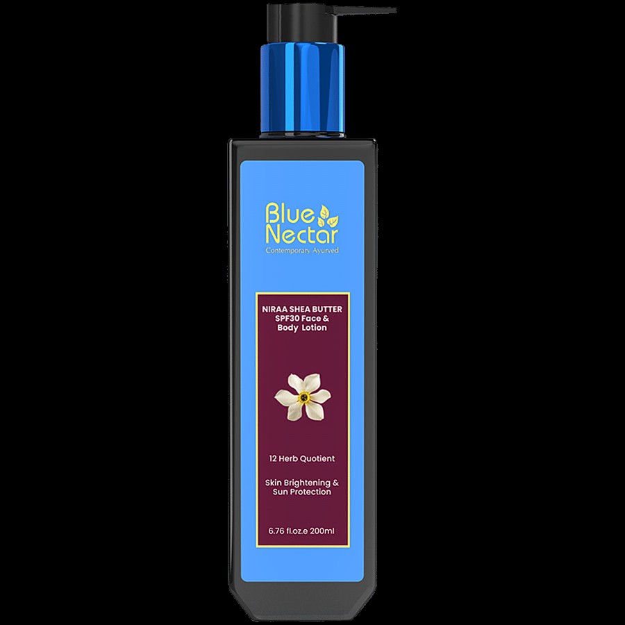 Blue Nectar Niraa Shea Butter SPF 30 Face & Body Lotion