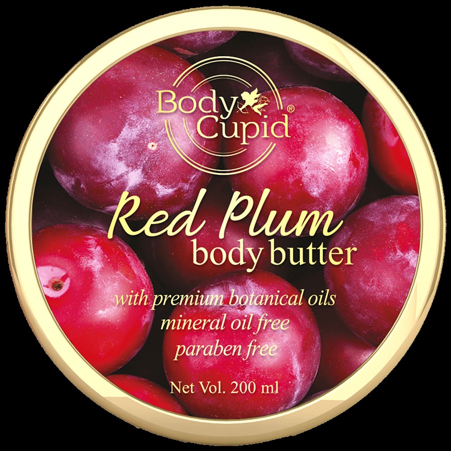 Body Cupid Red Plum Body Butter - With Botanical Oils