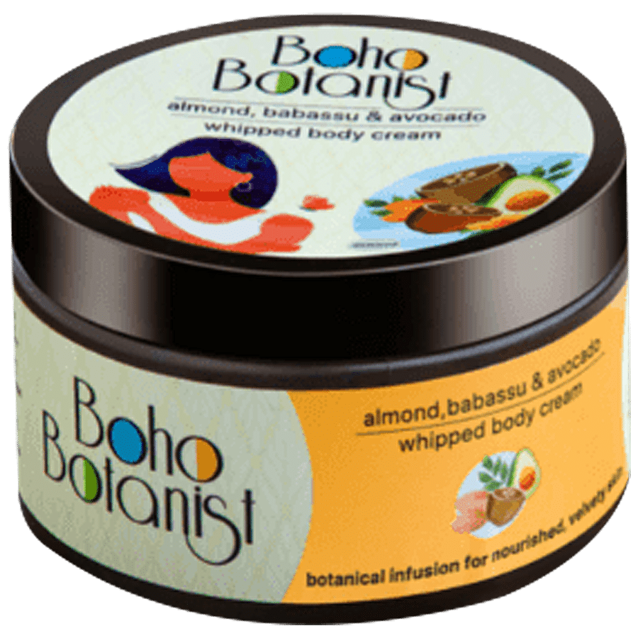 Boho Botanist Whipped Body Cream Almond - Babassu Avocado