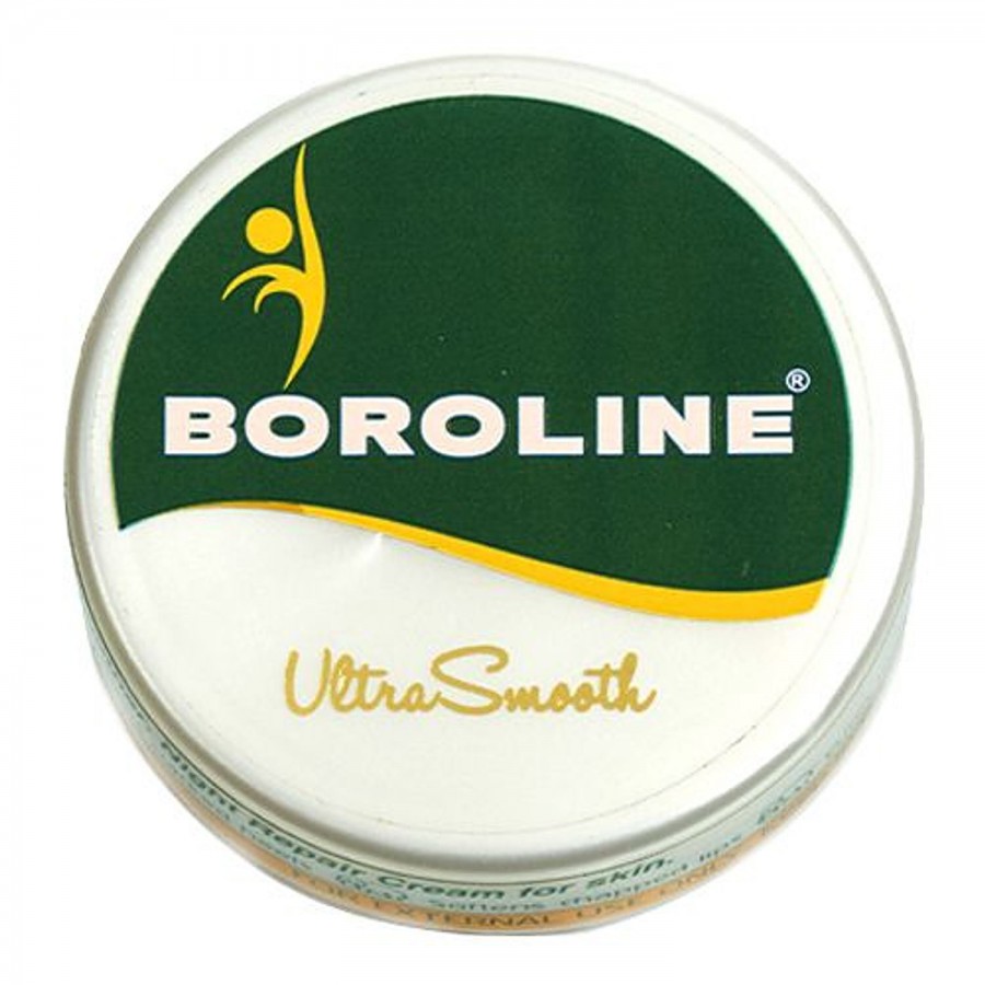 Boroline UltraSmooth Antiseptic Ayurvedic Cream - On Dry