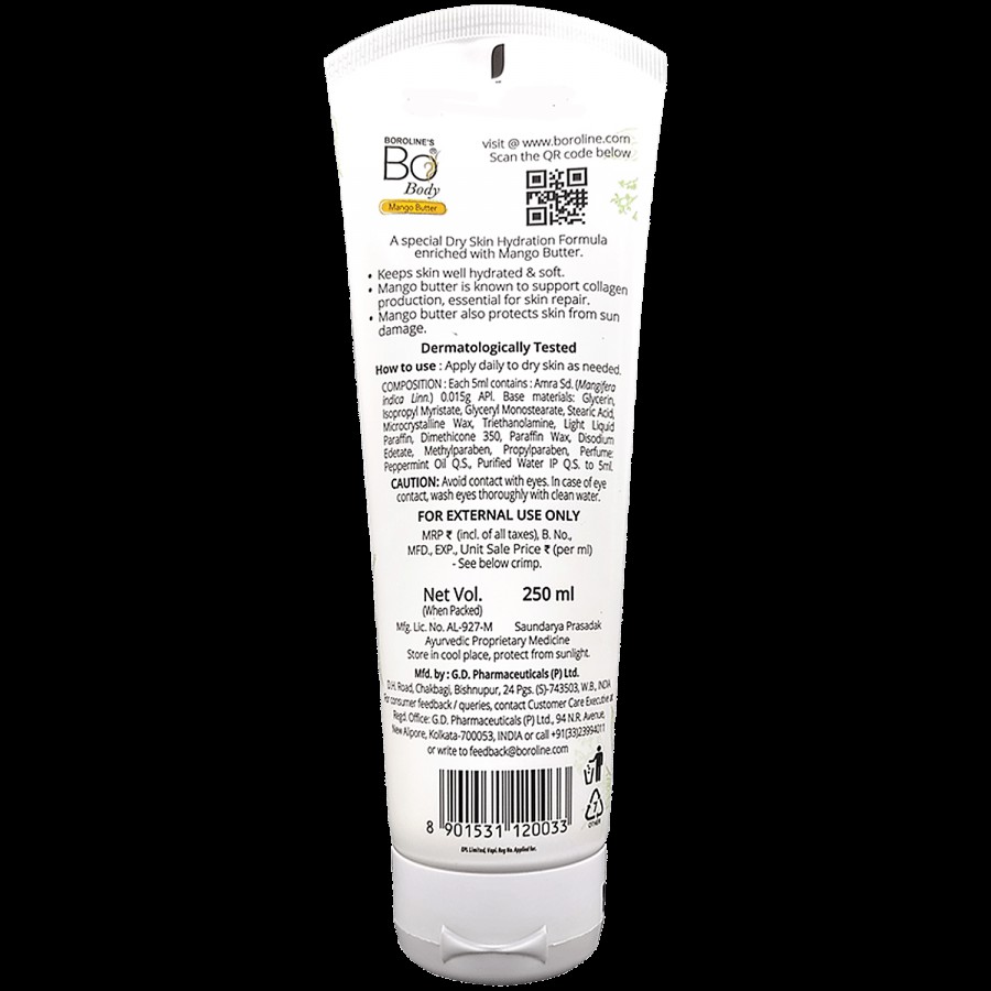 Boroline's  BO Body Lotion - Mango Butter