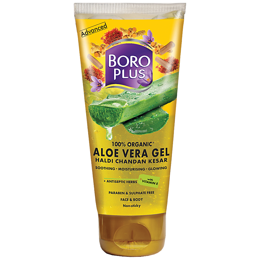 Boroplus Aloe Vera Gel With Haldi Chandan Kesar