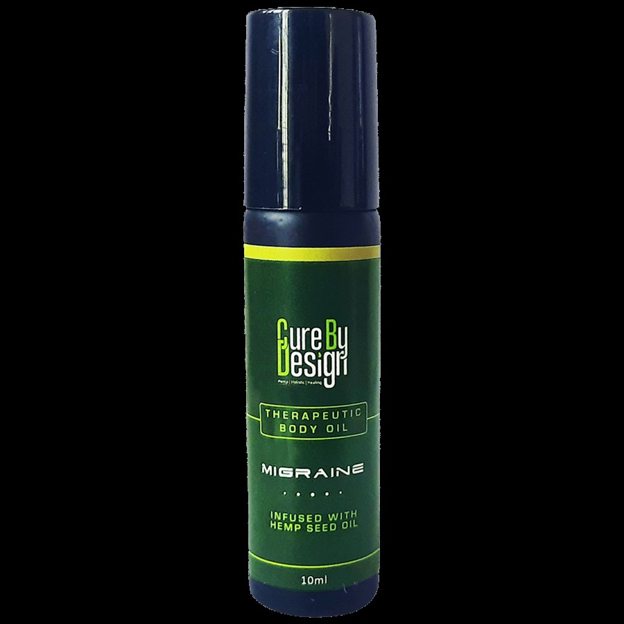 Cure By Design Therapeutic Healing Body Oil - Migraine