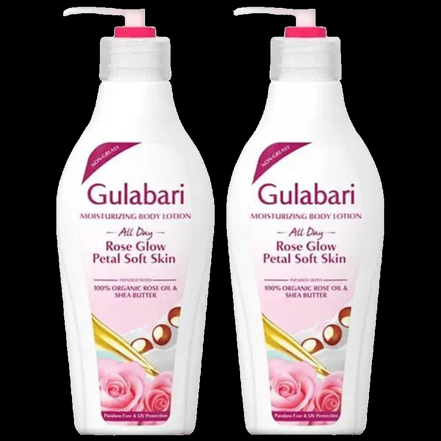 Dabur Gulabari Moisturising Body Lotion - All Day Rose Glow