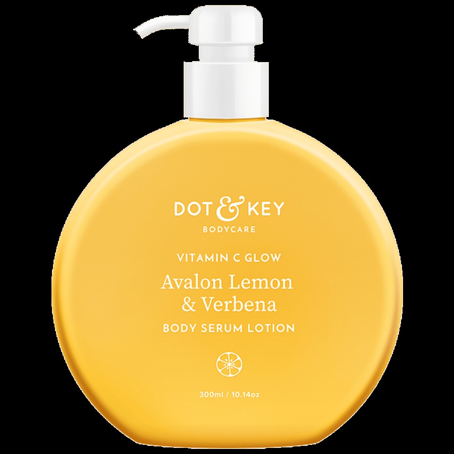 Dot & Key Vitamin C Glow Avalon Lemon & Verbena Body Serum Lotion - For A Dewy Youthful Complexion