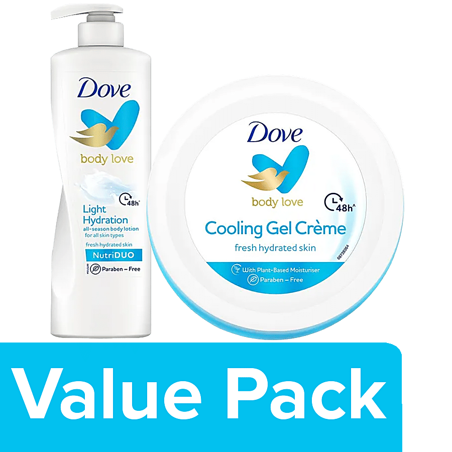 Dove Dove Nourishing Body Care Light Hydration Body Lotion+Dove Nourishing Body Care