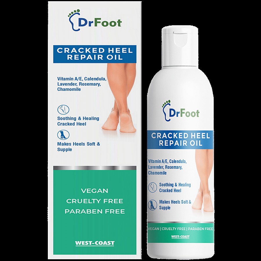 Dr Foot  Cracked Heel Repair Oil - Soothing & Healing Cracked Heel