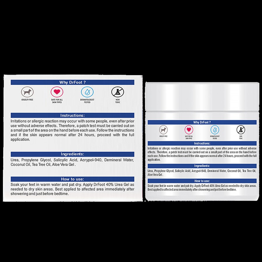 Dr Foot  Urea Gel With Salicylic Acid