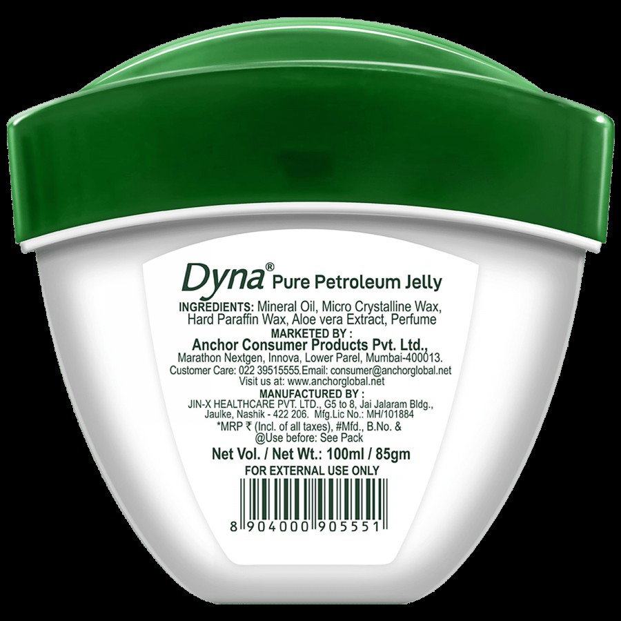 Dyna Pure Petroleum Jelly - With Aloe Vera