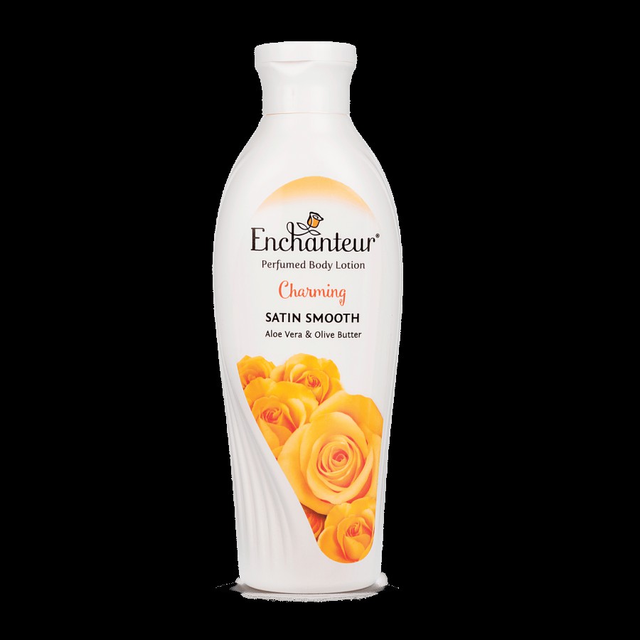 Enchanteur Charming Perfumed Body Lotion with Aloe Vera & Olive Butter