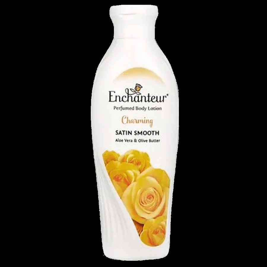 Enchanteur Charming Perfumed Body Lotion with Aloe Vera & Olive Butter