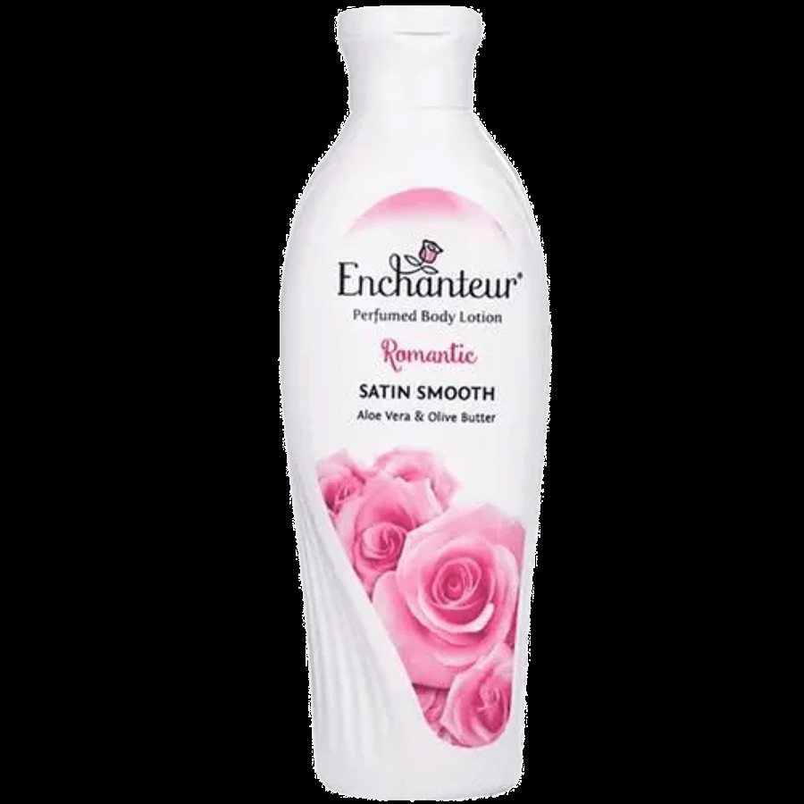 Enchanteur Romantic Perfumed Body Lotion with Aloe Vera & Olive Butter