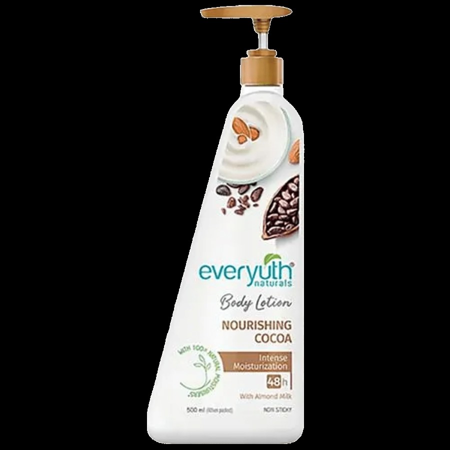 Everyuth Naturals Nourishing Cocoa Body Lotion - With Almond Milk