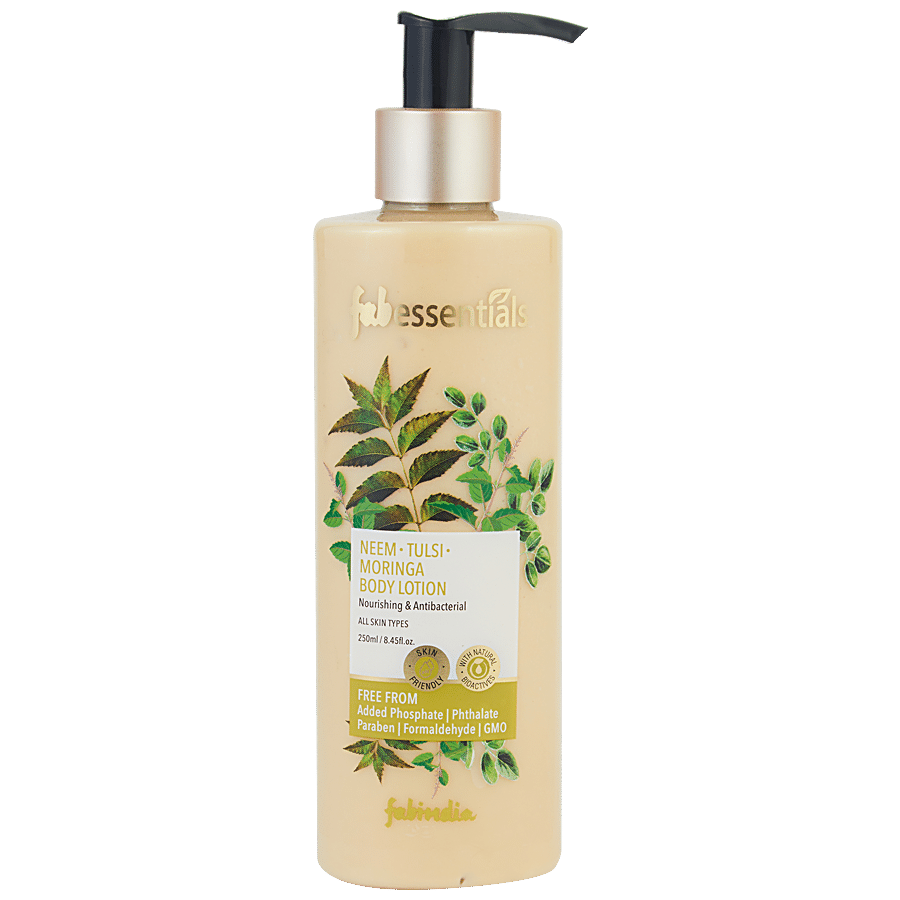 Fabessentials Neem Tulsi Moringa Body Lotion - Anti-Bacterial