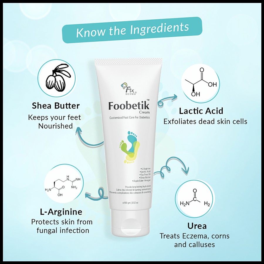 Fixderma Foobetik Cream - Provides Long-Lasting Hydration