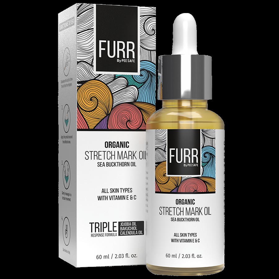 Furr By Pee Safe Organic Stretch Mark Oil