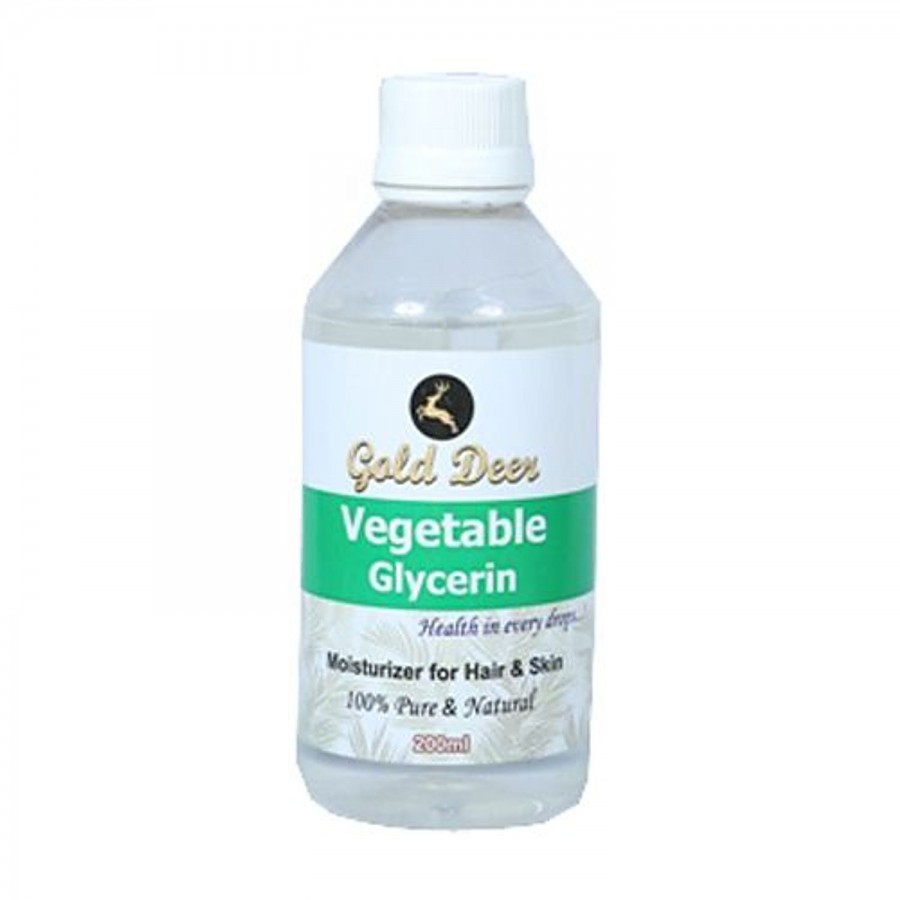 Gold Deer Vegetable Glycerin - Mositurizer For Hair & Skin