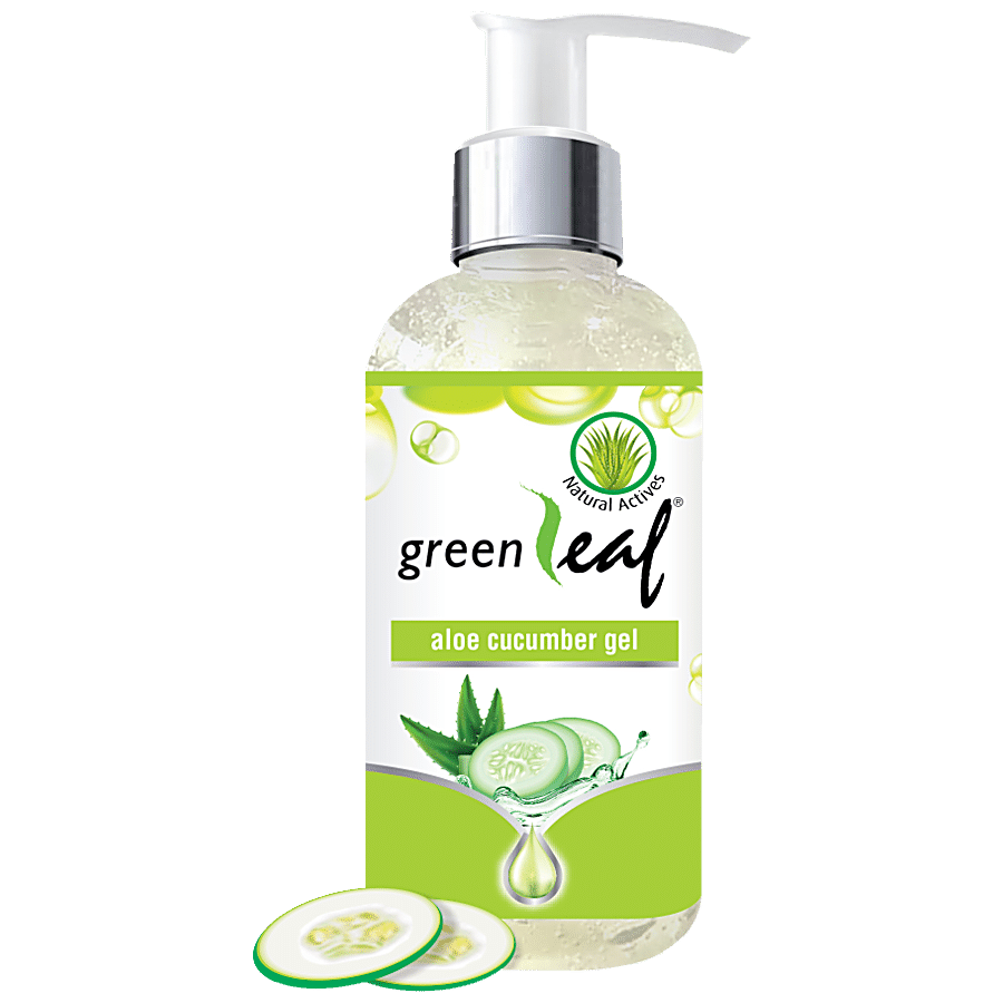 Green Leaf Aloe Cucumber Gel - With Natural Actives