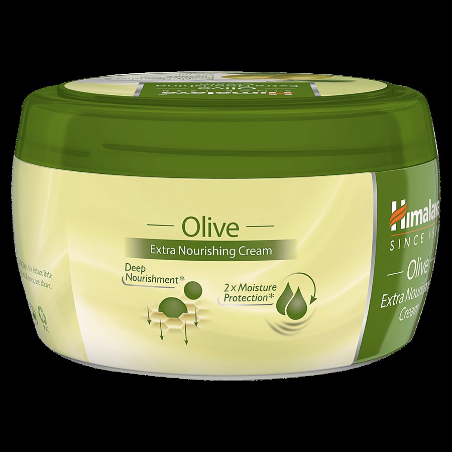 Himalaya Olive Extra Nourishing Cream - Restores Skin Moisture