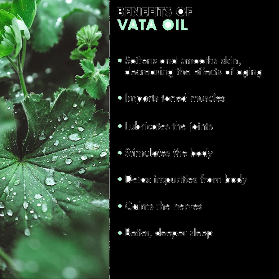 INATUR  Ayurvedic Vata Massage Oil - Relaxes Muscles