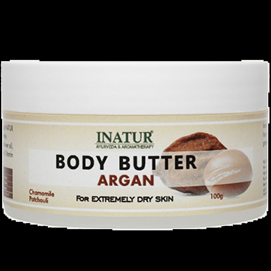 Inatur Argan Oil Body Butter - Rich & Creamy Texture