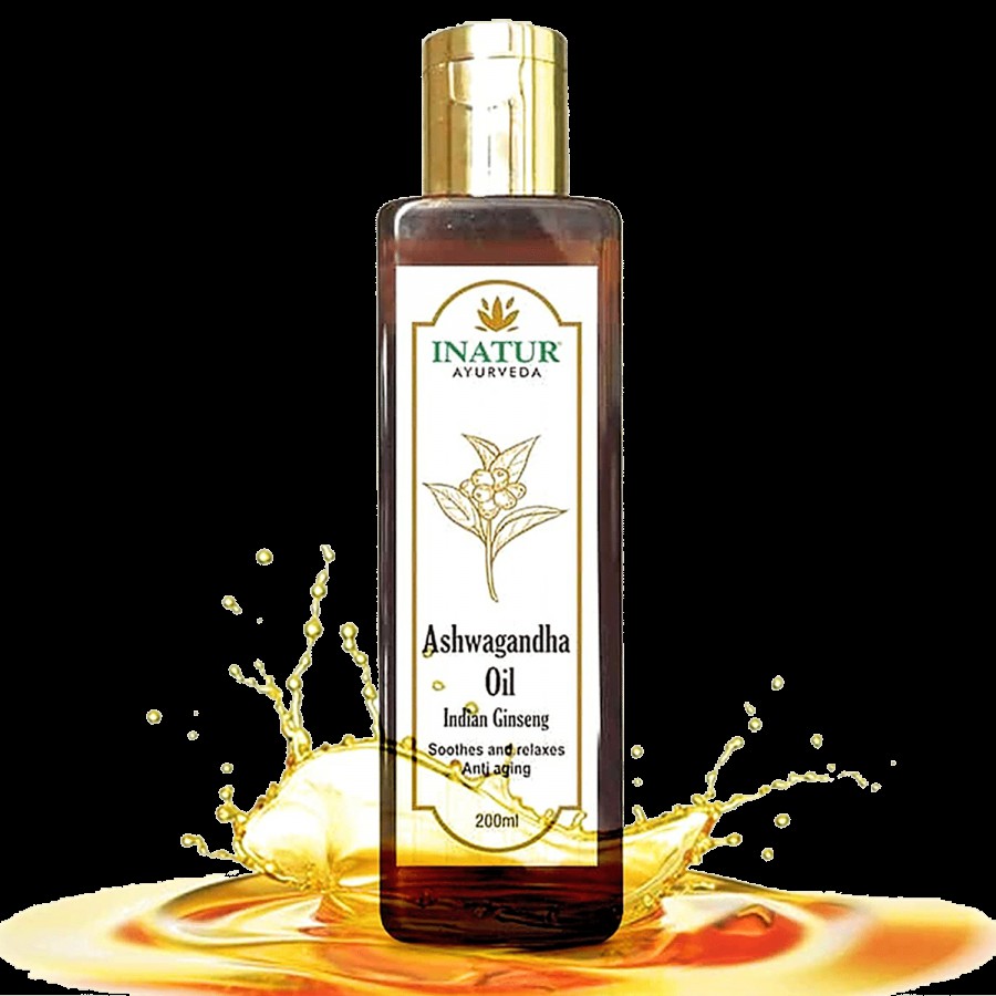 Inatur Ayurvedic Ashwagandha Oil - Nourishing