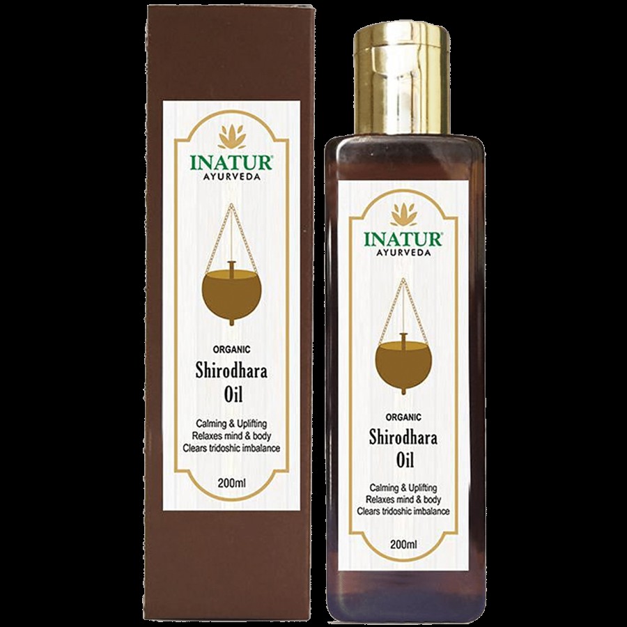 Inatur Shirodhara Oil - Provides Calming Sensation