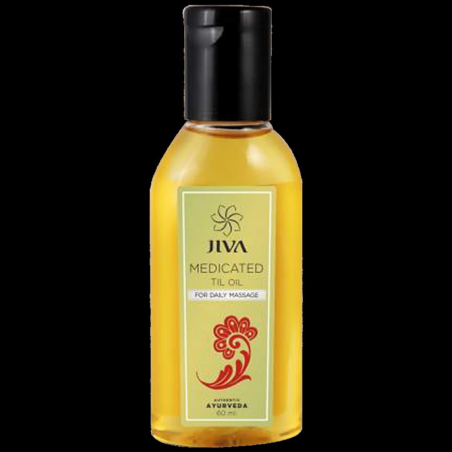 Jiva Ayurveda Medicated Til Oil - Balance Doshas & Rejuvenate Energy Channels